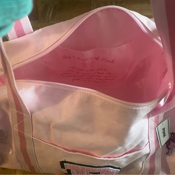 Pink x Love Shack Fancy Weekender Bag - Picture 3 of 6